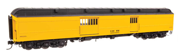 Walthers Proto 920-17509 - 70' Heavyweight Baggage Car Maintenance of Way (MW) X101 - HO Scale