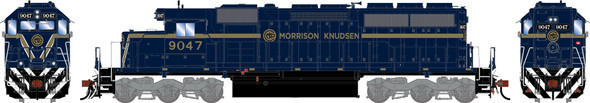 PRE-ORDER: Athearn 2855 - EMD SD40M-2 DC Silent Morrison Knudsen (MKCX) 9047 - HO Scale