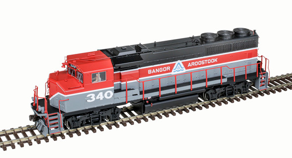 Atlas Master 10004388 - EMD GP40-2W (DC Silent) Bangor & Aroostook (BAR) 343 - HO Scale