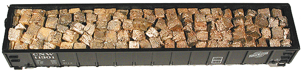 Chooch Enterprises 7223 - Cast Resin Freight Car Load Baled Random Scrap for Gondola  - HO Scale