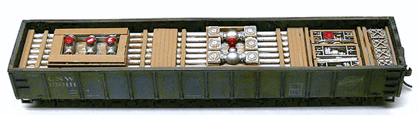 Chooch Enterprises 7244 - Cast Resin Freight Car Load Oil Pipe Connector  - HO Scale