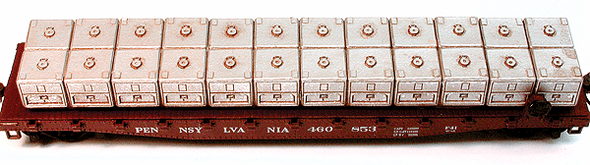 Chooch Enterprises 7286 - Cast Resin Freight Car Load Barium Oxide Bins Small  - HO Scale