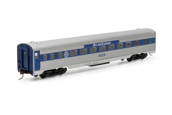 Athearn Roundhouse 79128 - Streamlined Passenger Car Pan Am Railways (PAR) 101 - HO Scale