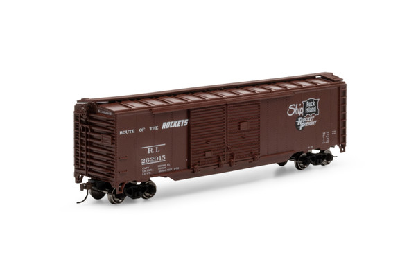 Athearn Roundhouse 1036 - 50' PS-1 Double Door Boxcar Rock Island (RI) 262915 - HO Scale