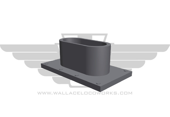 Wallace Locomotive Works 098 - Exhaust Stack Bolted Tall Style  - HO Scale