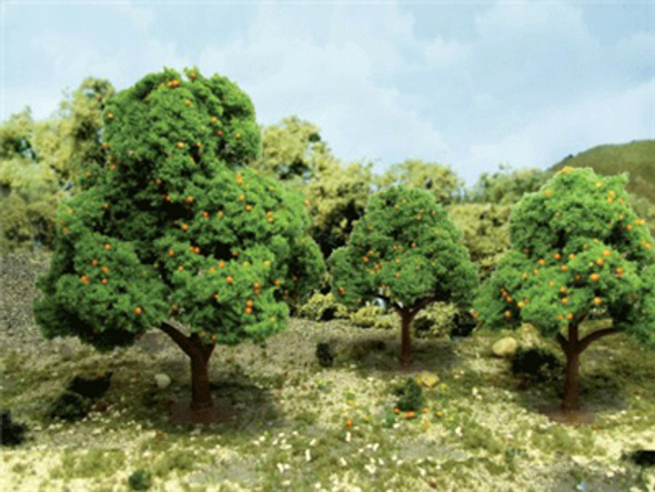 JTT 92141 - Super Scenic Trees: Orange Trees 2.5 - 3.5" - 6pcs - Multi Scale