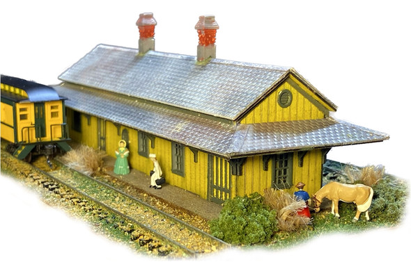 N Scale Architect 10063 - Gold City Depot Kit  - N Scale Kit