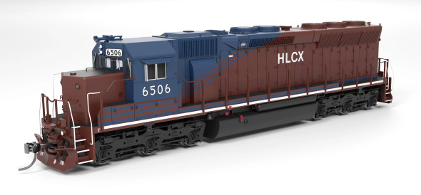 PRE-ORDER: Broadway Limited 9809 - EMD SD45 DC Silent Helm Leasing (HLCX) 6513 - HO Scale