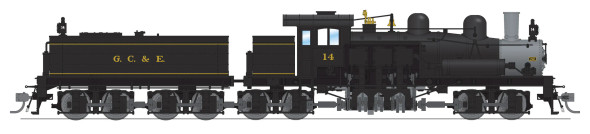 PRE-ORDER: Broadway Limited 8261 - Class D 4-truck Shay DC Silent Greenbrier, Cheat & Elk 14 - HO Scale