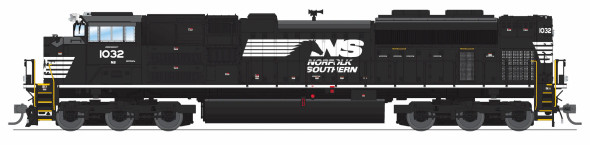 PRE-ORDER: Broadway Limited 9769 - EMD SD70ACe Paragon4 Sound/DC/DCC, Smoke Norfolk Southern (NS) 1063 - HO Scale