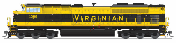 PRE-ORDER: Broadway Limited 9783 - EMD SD70ACe Paragon4 Sound/DC/DCC, Smoke Norfolk Southern (NS) 1069 VGN Heritage - HO Scale