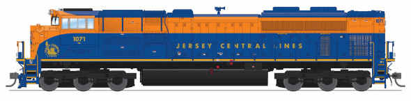 PRE-ORDER: Broadway Limited 9785 - EMD SD70ACe Paragon4 Sound/DC/DCC, Smoke Norfolk Southern (NS) 1071 CNJ Heritage - HO Scale