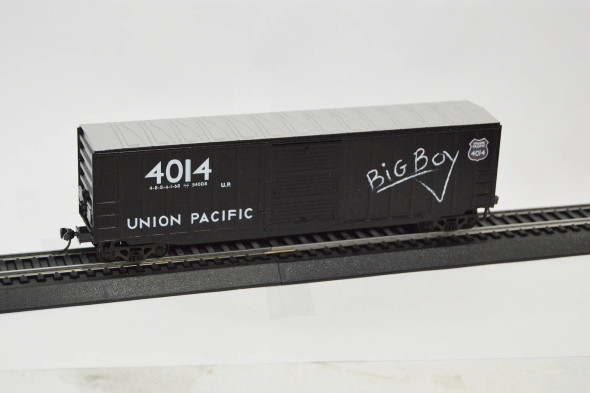 Value Trains USA HO10071 - ACF 50'6" Boxcar Big Boy 4014 Commemorative Scheme Union Pacific (UP) 4014 - HO Scale