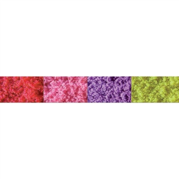 JTT 595145 - Turf: Red, Pink, Purple, Yellow Fine - Bag - 10 cu in    - Multi Scale