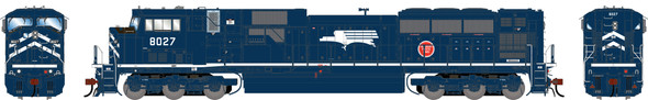 PRE-ORDER: Athearn Genesis 2565 - EMD SD90MAC-H PH I DC Silent Missouri Pacific (MP) 8027 - HO Scale