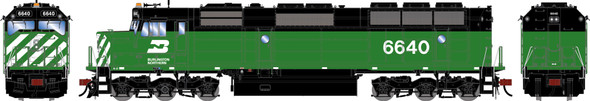 PRE-ORDER: Athearn Genesis 2623 - EMD F45 w/ DCC and Sound Burlington Northern (BN) 6640 - HO Scale