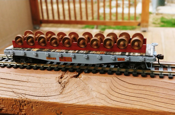 Model Scenery World N027 - Wheel Rack (3pk) - Gray/Brown/Black  - N Scale