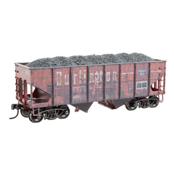 Micro-Trains Line 2500003 - 2-Bay Open Hopper Chicago, Burlington & Quincy (CB&Q) 189073 - HO Scale Kit