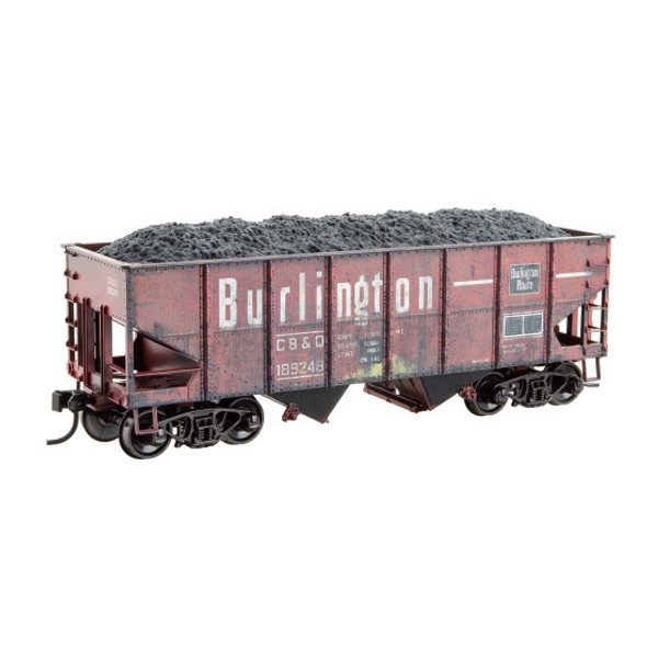 Micro-Trains Line 2500004 - 2-Bay Open Hopper Chicago, Burlington & Quincy (CB&Q) 189248 - HO Scale Kit