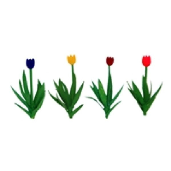 JTT 595555 - Tulips:Color Assortment 36/pk - 1")    - O Scale