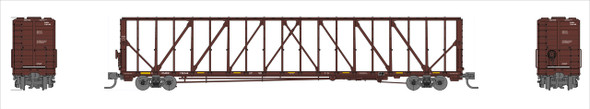 PRE-ORDER: Jackson Railcar N601024 - 73' Centerbeam Flatcar First Union Rail (FURX) 738226 - N Scale