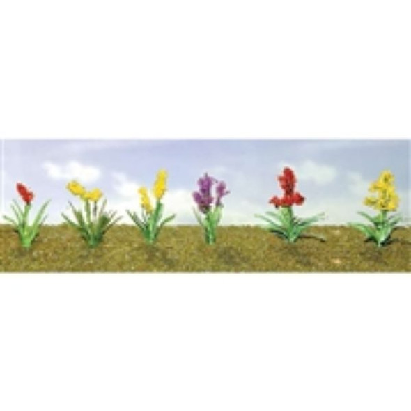 JTT 595559 - Flower Plants Assortment: #2 - 12/pk    - HO Scale