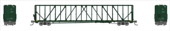 PRE-ORDER: Jackson Railcar N601036 - 73' Centerbeam Flatcar Northwestern Oklahoma Railroad (NOKL) 733882 - N Scale