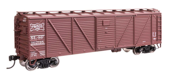 Walthers Mainline 910-40362 - 40' ARA Single Sheathed Boxcar with Dreadnaught Ends St Louis - San Francisco "Frisco" (SLSF) 162158 - HO Scale