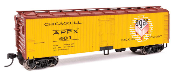 Walthers Mainline 910-41303 - 40' Wood Reefer with Steel ends Agar Packing (APPX) 410 - HO Scale
