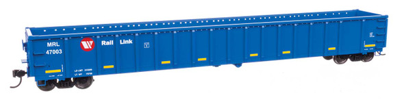 Walthers Mainline 910-6474 - 68' Railgon Gondola Montana Rail Link (MRL) 47003 - HO Scale
