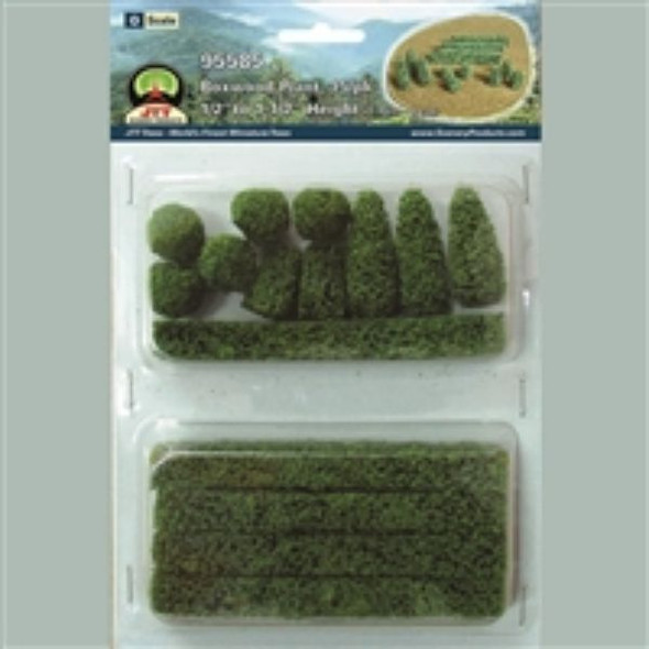 JTT 595585 - Boxwood Plant:  15/pk    - O Scale