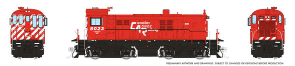 PRE-ORDER: Rapido 36118 - MLW RS-23 DC Silent Canada Atlantic Railway 8023 - HO Scale