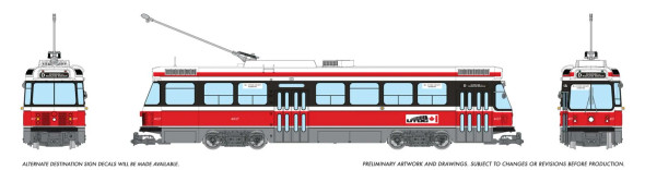 PRE-ORDER: Rapido 702007 - TTC Canadian Light Rail Vehicle (DC Silent) Boston UTDC Demonstrator: #4027 - HO Scale