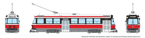 PRE-ORDER: Rapido 702019 - TTC Canadian Light Rail Vehicle DC Silent Boston UTDC Demo (TTC): Unnumbered - HO Scale