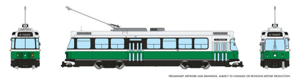 PRE-ORDER: Rapido 702020 - TTC Canadian Light Rail Vehicle DC Silent Boston  - HO Scale