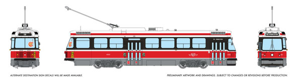 PRE-ORDER: Rapido 702511 - TTC Canadian Light Rail Vehicle w/ DCC and Sound Toronto TTC Late Version: #4003 - HO Scale