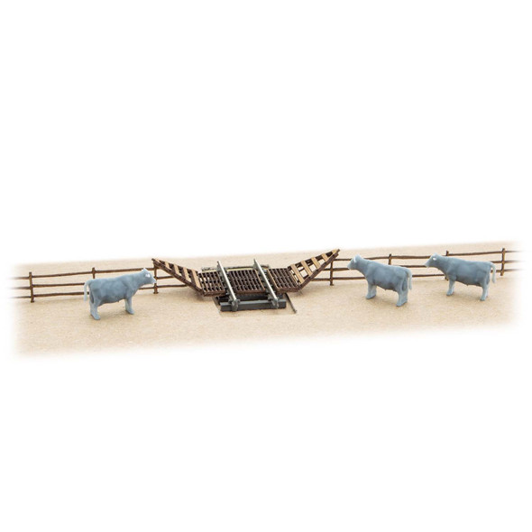 Micro-Trains Line 49945040 - Cattle Guard and Fence  - N Scale Kit