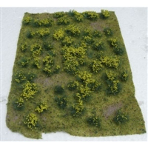 JTT 595605 - Flowering Meadow: Yellow 5" x 7" Sheet    -