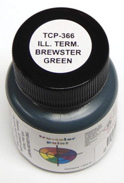 Tru-Color Paint 366 - Acrylic Paint - 1oz/29.6mL - Illinois Terminal Brewster Green