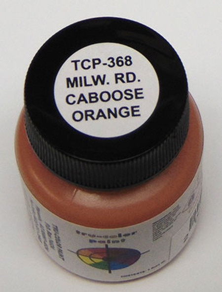 Tru-Color Paint 368 - Acrylic Paint - 1oz/29.6mL - Milwaukee Road Caboose Orange