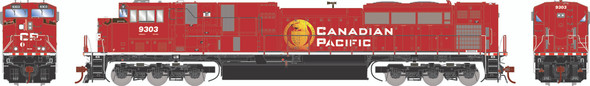 Athearn Genesis 1039 - EMD SD90MAC-H Ph2 DC Silent Canadian Pacific (CP) 9303 - HO Scale