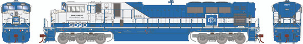 Athearn Genesis 1050 - EMD SD90MAC-H Ph2 w/ DCC and Sound Electro-Motive Diesel Demonstrator (EMDX) 9601 - HO Scale
