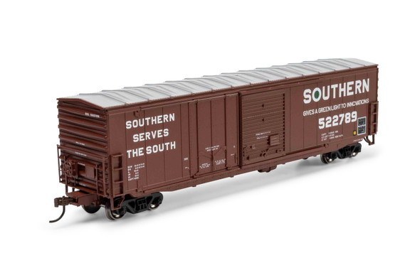 Athearn 1330 - 50' ACF Combo Door Box Car Southern (SOU) 522789 - HO Scale