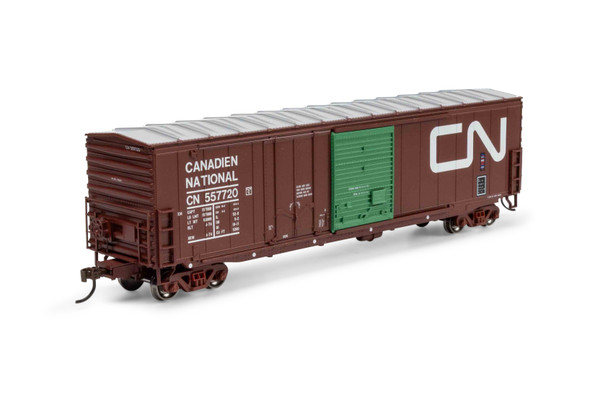 Athearn 1346 - 50' ACF Combo Door Box Car Canadian National (CN) 557720 - HO Scale
