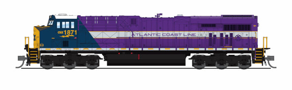 PRE-ORDER: Broadway Limited 9884 - GE ES44AC w/ DCC and Sound CSX (CSXT) 1871 ACL Heritage - N Scale