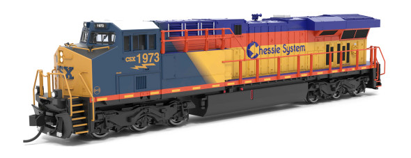PRE-ORDER: Broadway Limited 9888 - GE ES44AC w/ DCC and Sound CSX (CSXT) 1973 Chessie System Heritage - N Scale