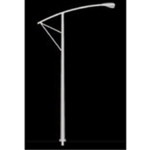 JTT 597355 - Light Poles: Single Street Light 1/4" = 1'0" - 1:48    -