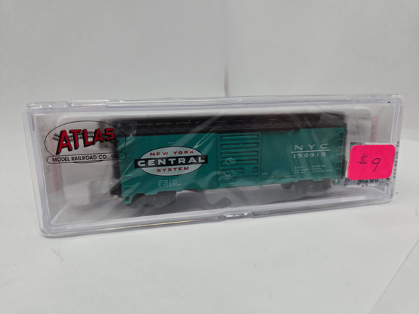 Pre-Owned: Atlas Box 40' Single Door New York Central NYC 159915 - N Scale