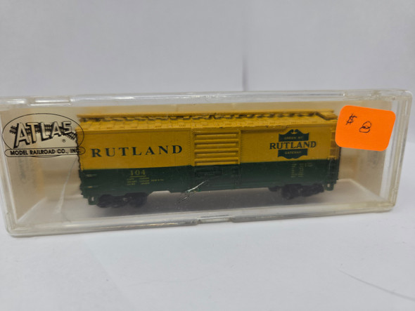 Pre-Owned: Atlas Box 40' Single Door Rutland RUT 104 - N Scale