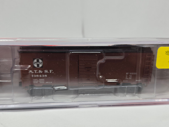 Pre-Owned: InterMountain Box 40' Single Door Santa Fe ATSF 138438 - N Scale